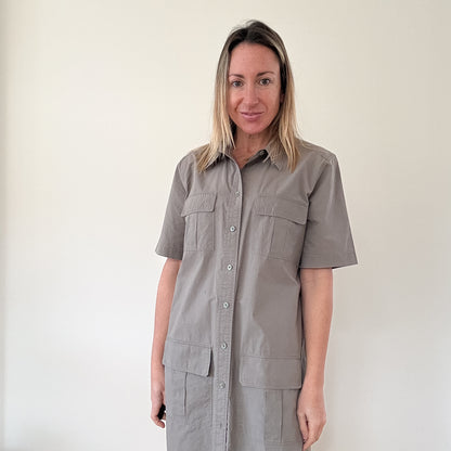 Equipment Cotton Remy Utility Dress - Size M
