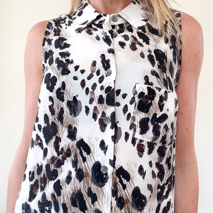 Equipment Mina Leopard Print Silk Shirt Dress (RRP £260) - Size S | Authentic Preloved