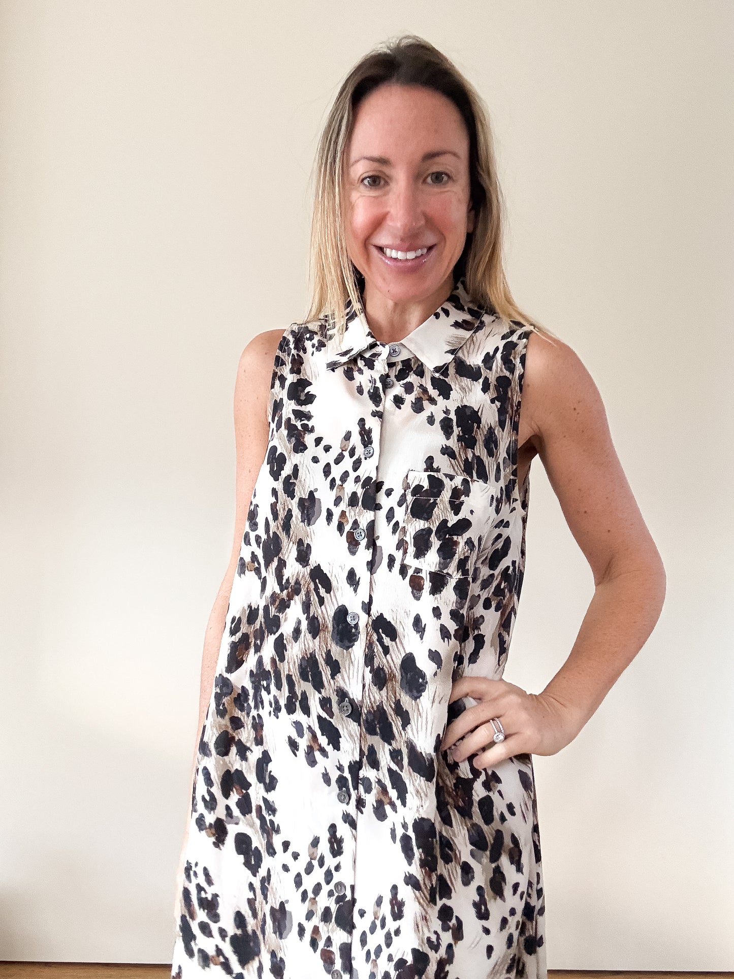 Equipment Mina Leopard Print Silk Shirt Dress (RRP £260) - Size S | Authentic Preloved