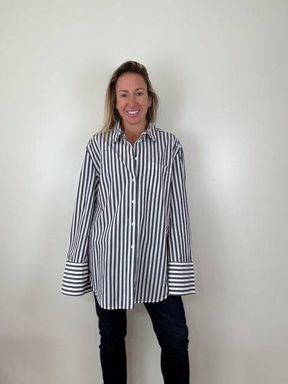 Equipment Oversized Cotton Shirt - Size S