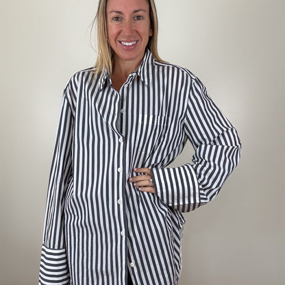 Equipment Oversized Cotton Shirt - Size S