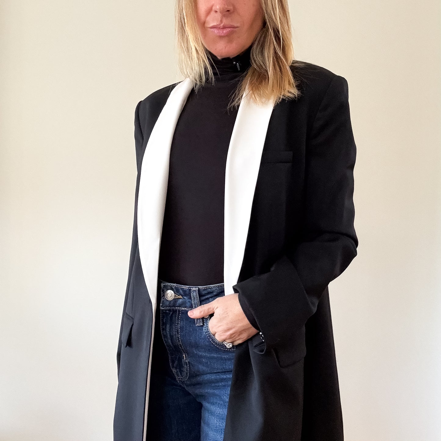 Equipment Quincy Tuxedo Blazer - Size 8