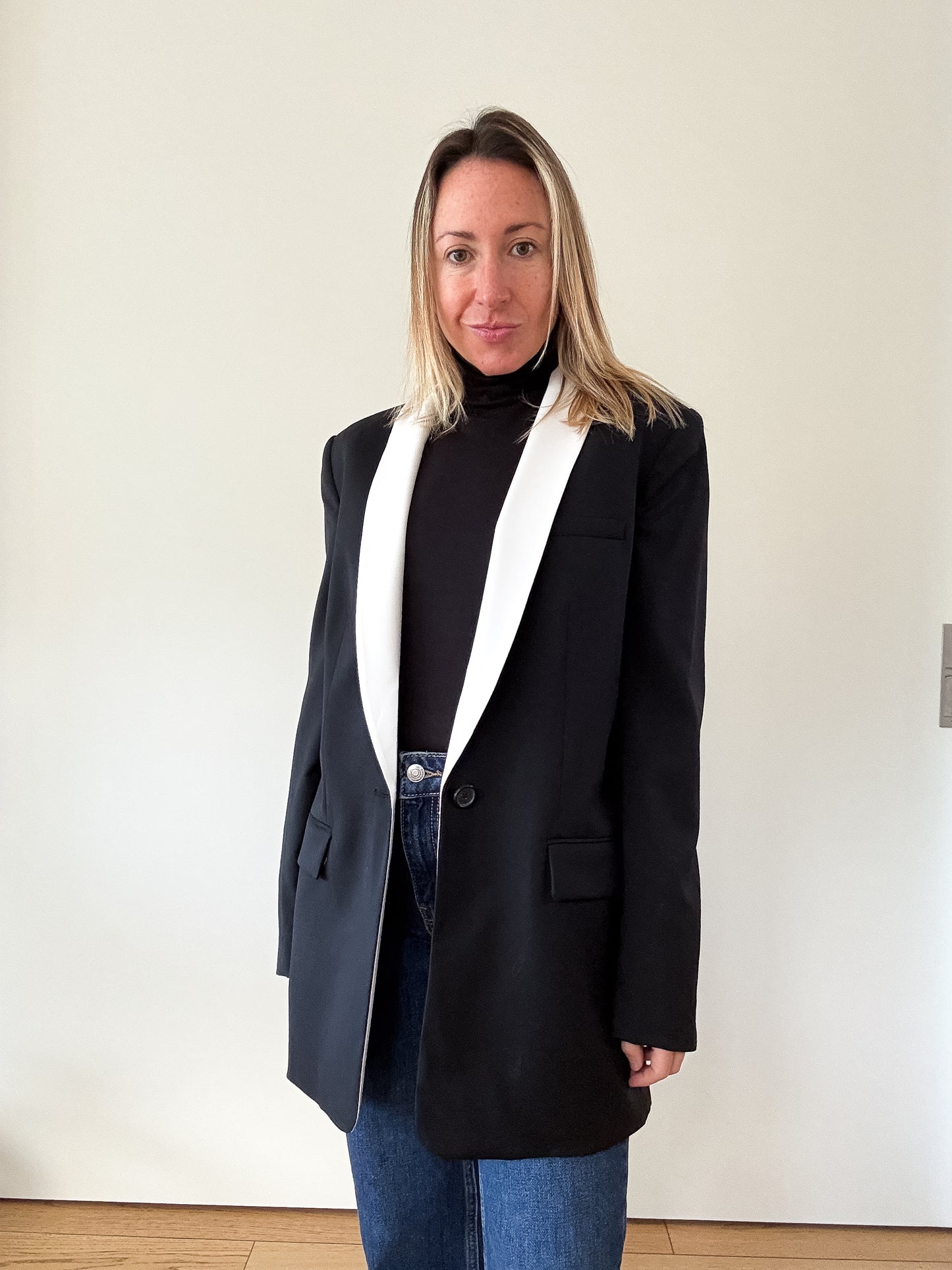 Equipment Quincy Tuxedo Blazer - Size 8