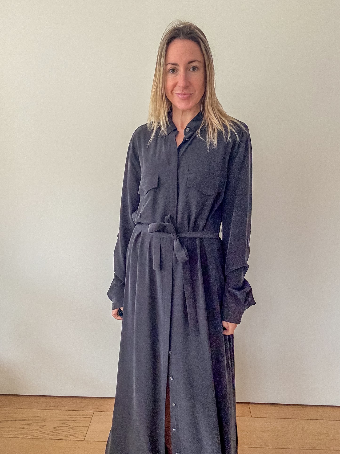 Equipment Silk Major Maxi Dress - Size S