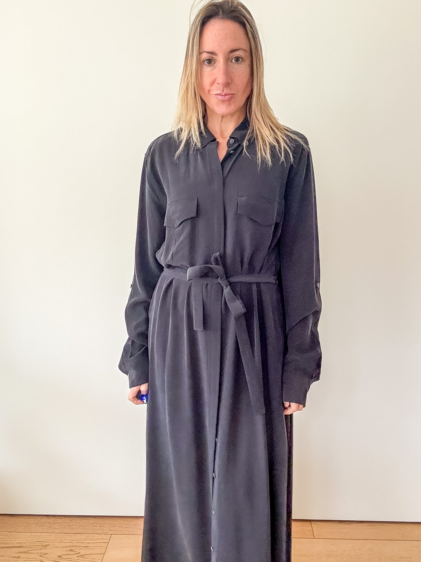 Equipment Silk Major Maxi Dress - Size S