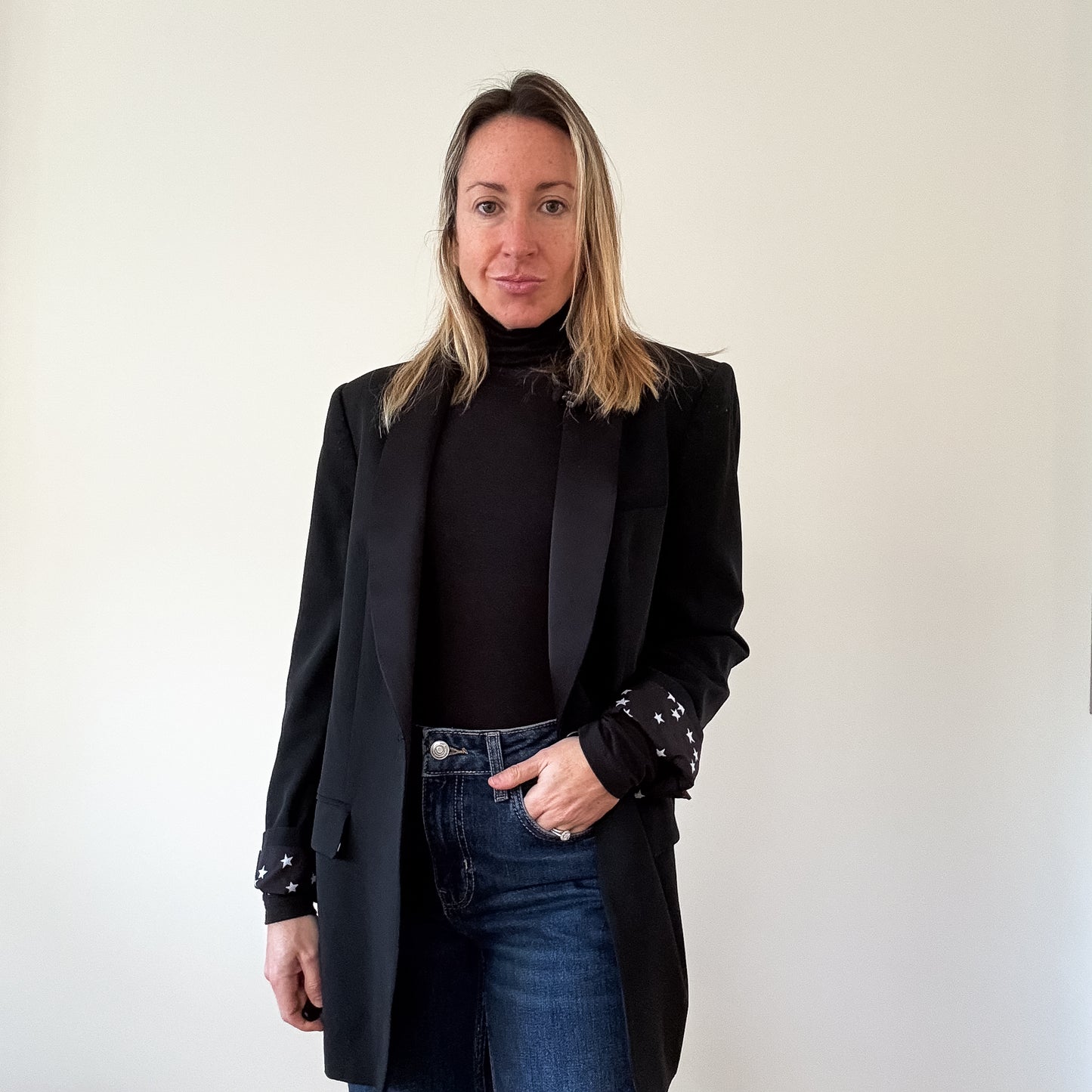 Equipment Tuxedo Wool Blazer - Size S