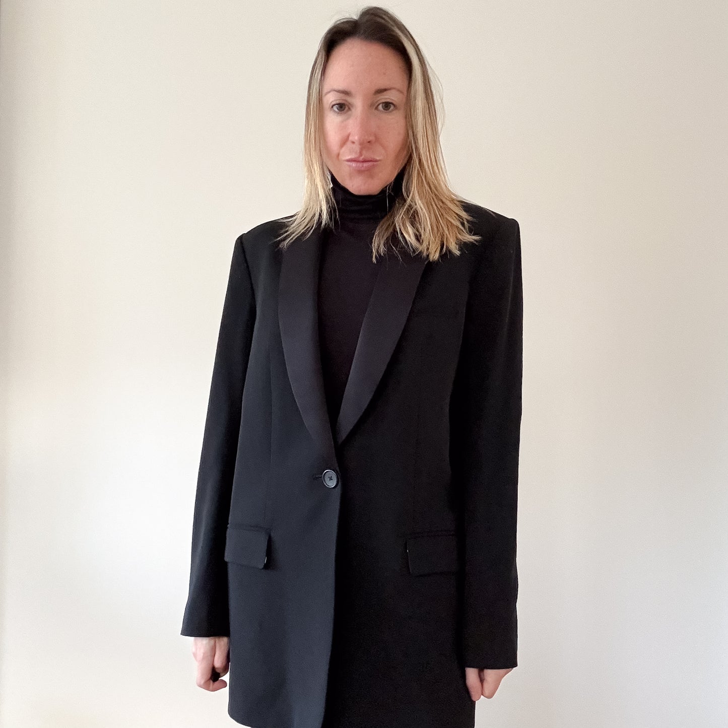 Equipment Tuxedo Wool Blazer - Size S