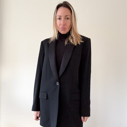 Equipment Tuxedo Wool Blazer - Size S