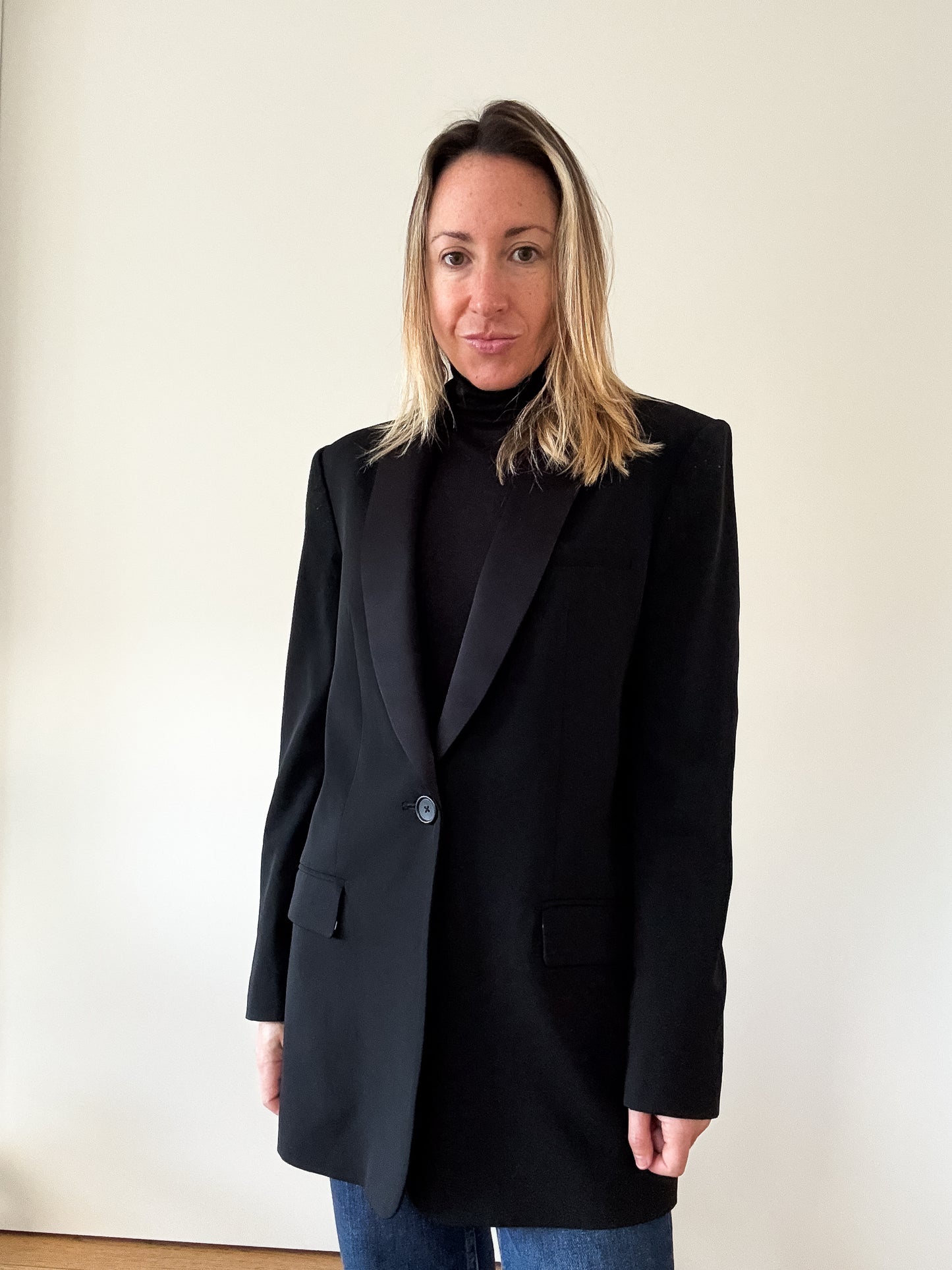 Equipment Tuxedo Wool Blazer - Size S