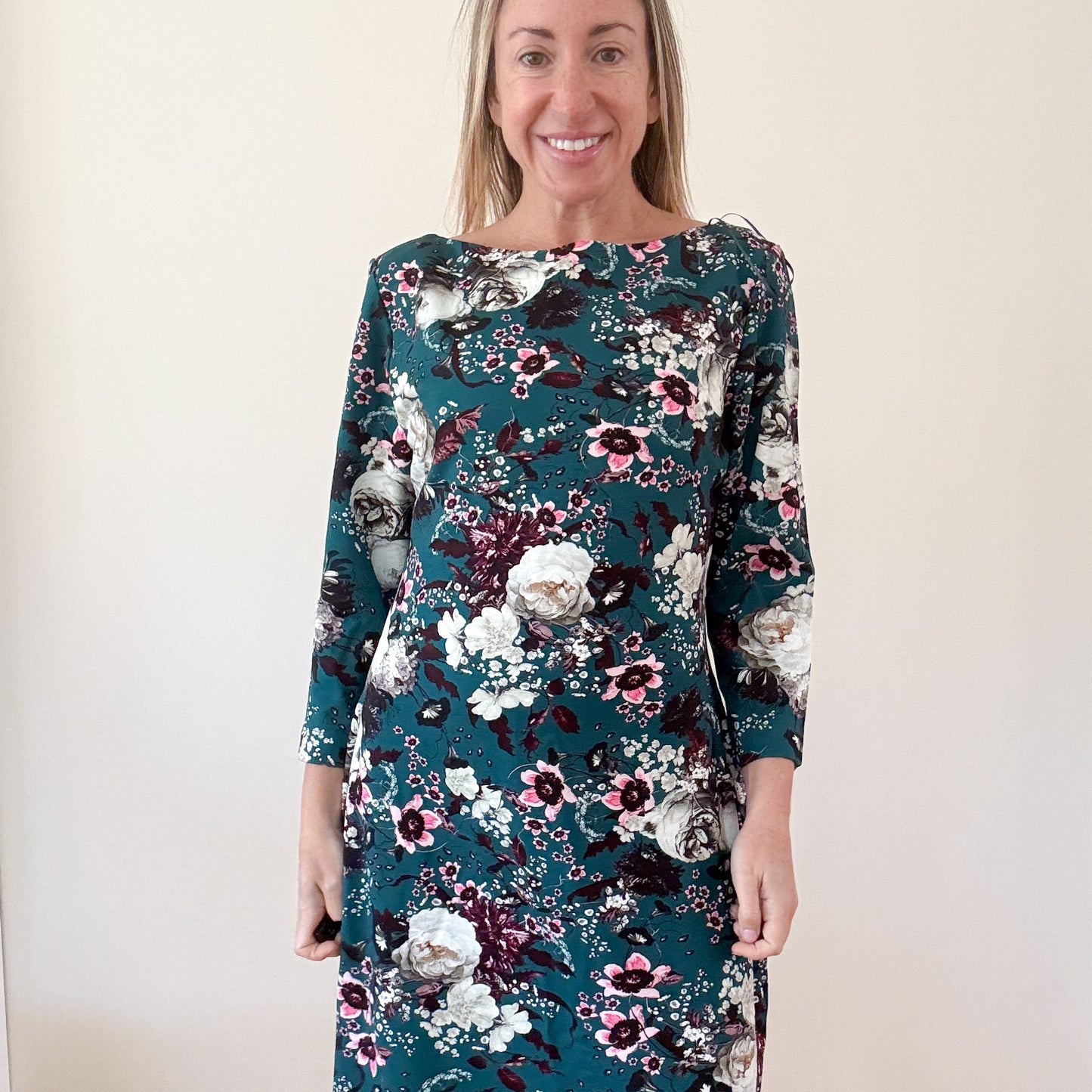 Erdem Floral Printed Jersey Dress - Size 16