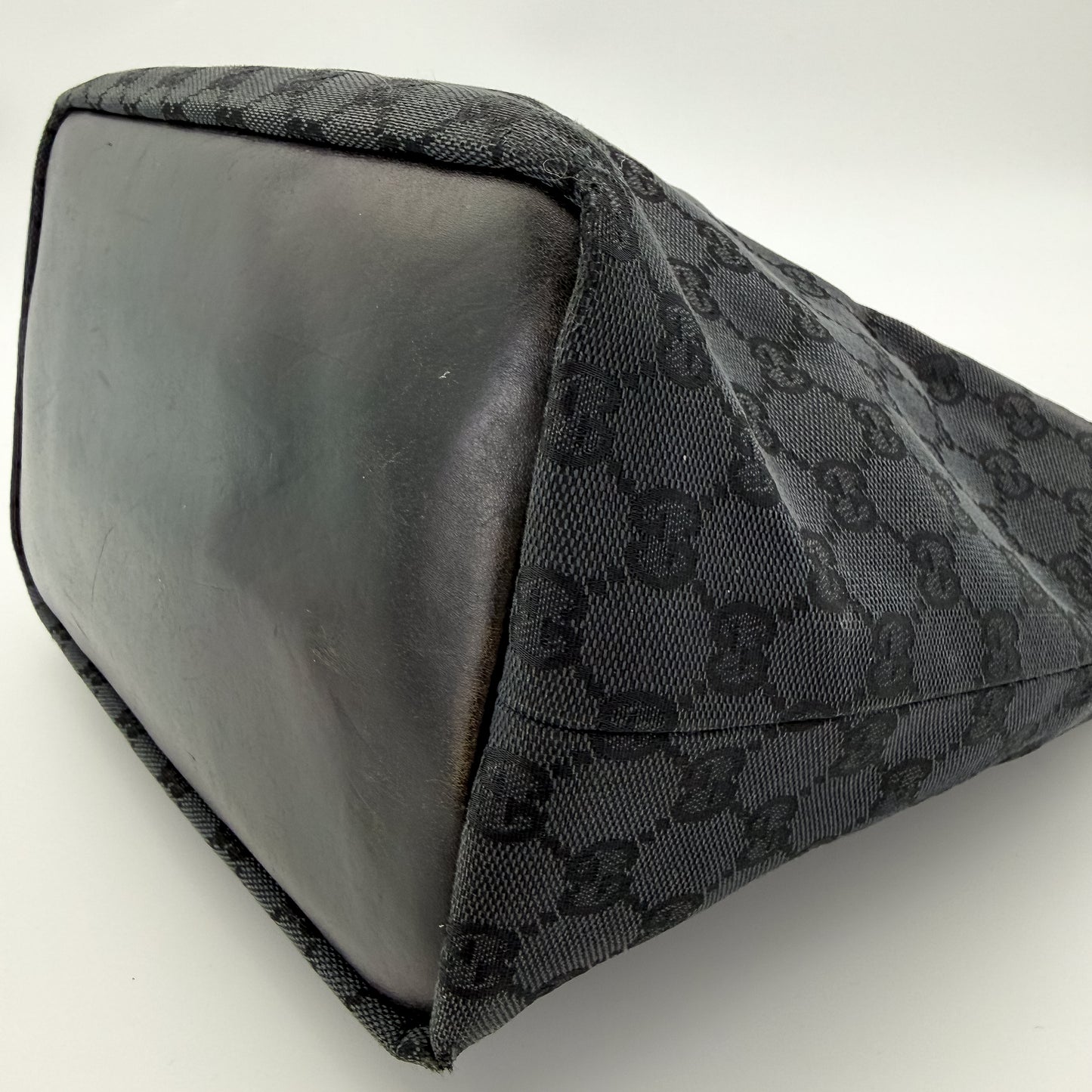 Gucci Bamboo Shoulder Bag in Monogram Canvas