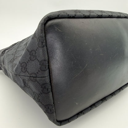 Gucci Bamboo Shoulder Bag in Monogram Canvas