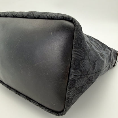 Gucci Bamboo Shoulder Bag in Monogram Canvas