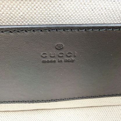 Gucci Blondie bag interior leather stamp reading Gucci Made in Italy