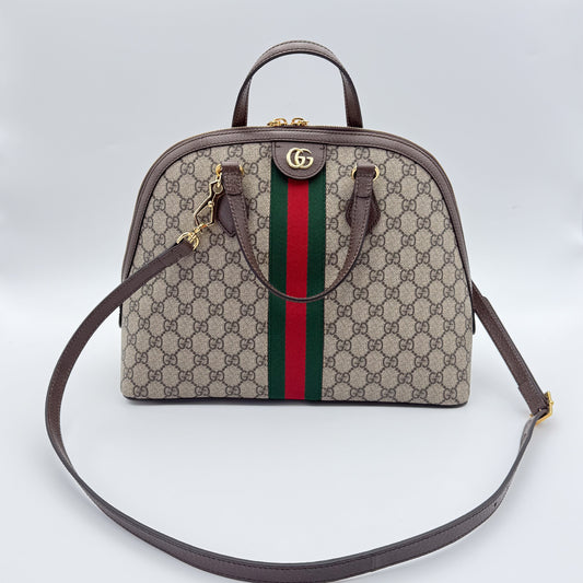 Gucci-Ophidia-Dome-Preloved-Luxury-Handbag-London-Front