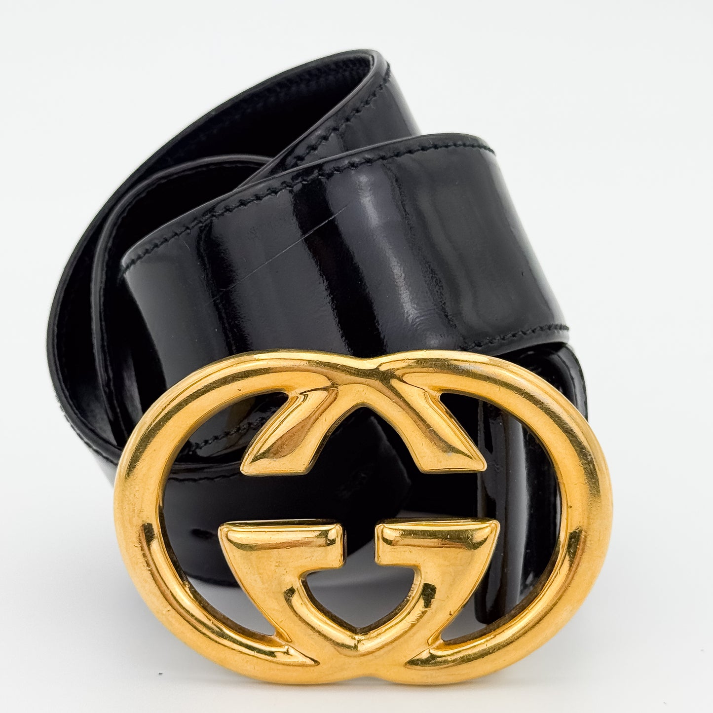 Gucci Patent Leather Belt
