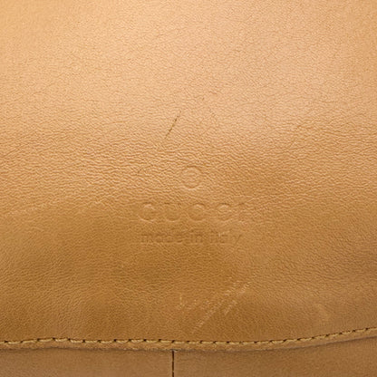 Gucci Tan Leather Bucket Bag