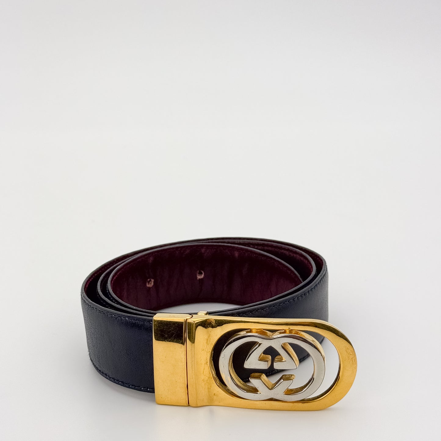 Vintage Gucci Two Tone Belt