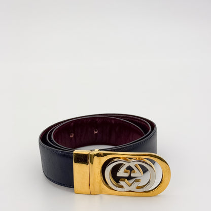 Vintage Gucci Two Tone Belt