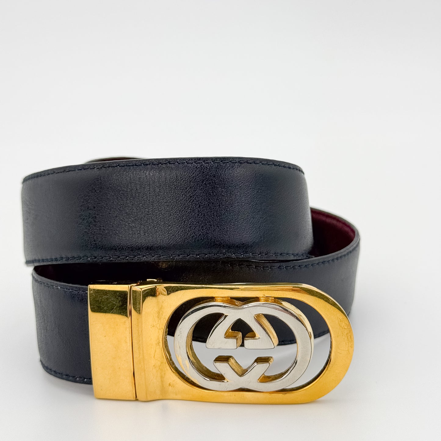 Vintage Gucci Two Tone Belt