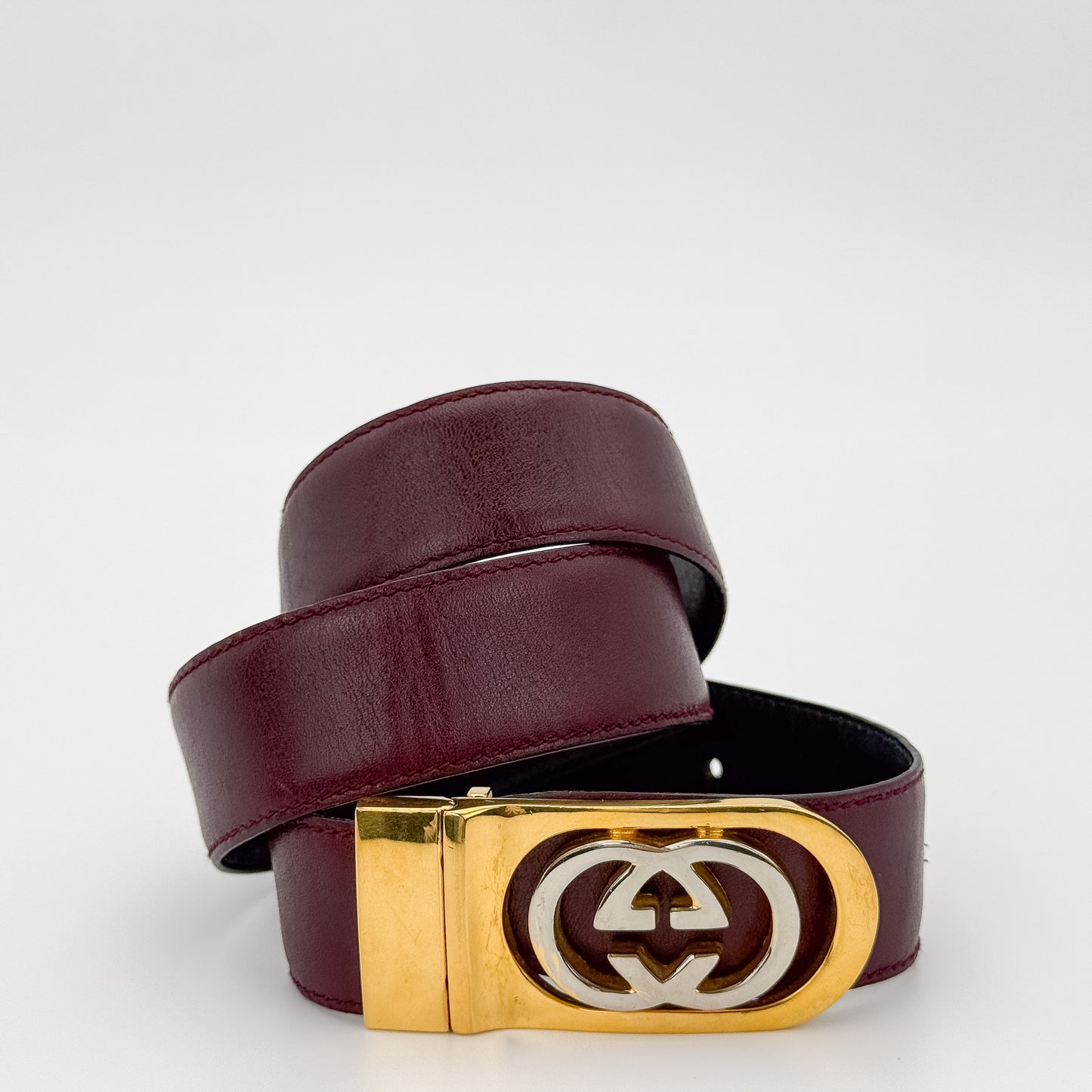 Vintage Gucci Two Tone Belt