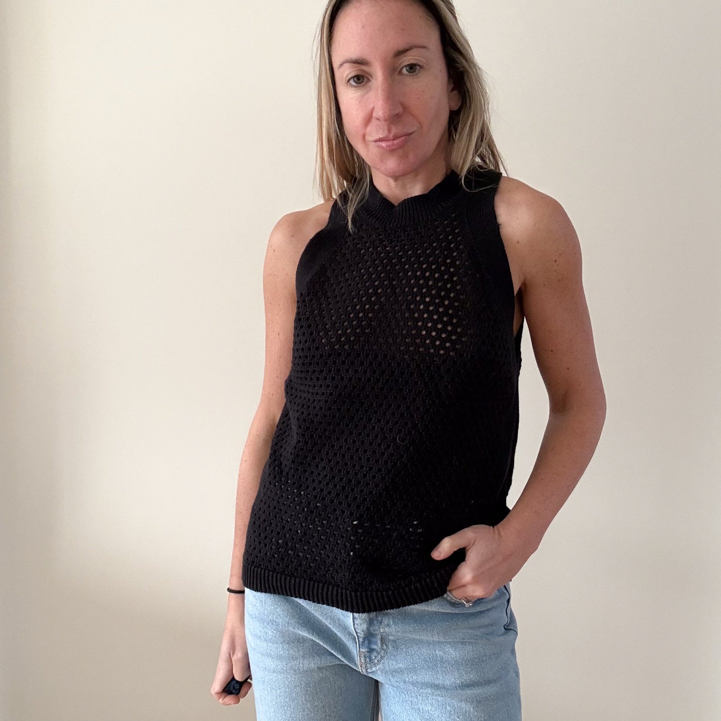 Hartford Malco Sleeveless Knit Top - Size L