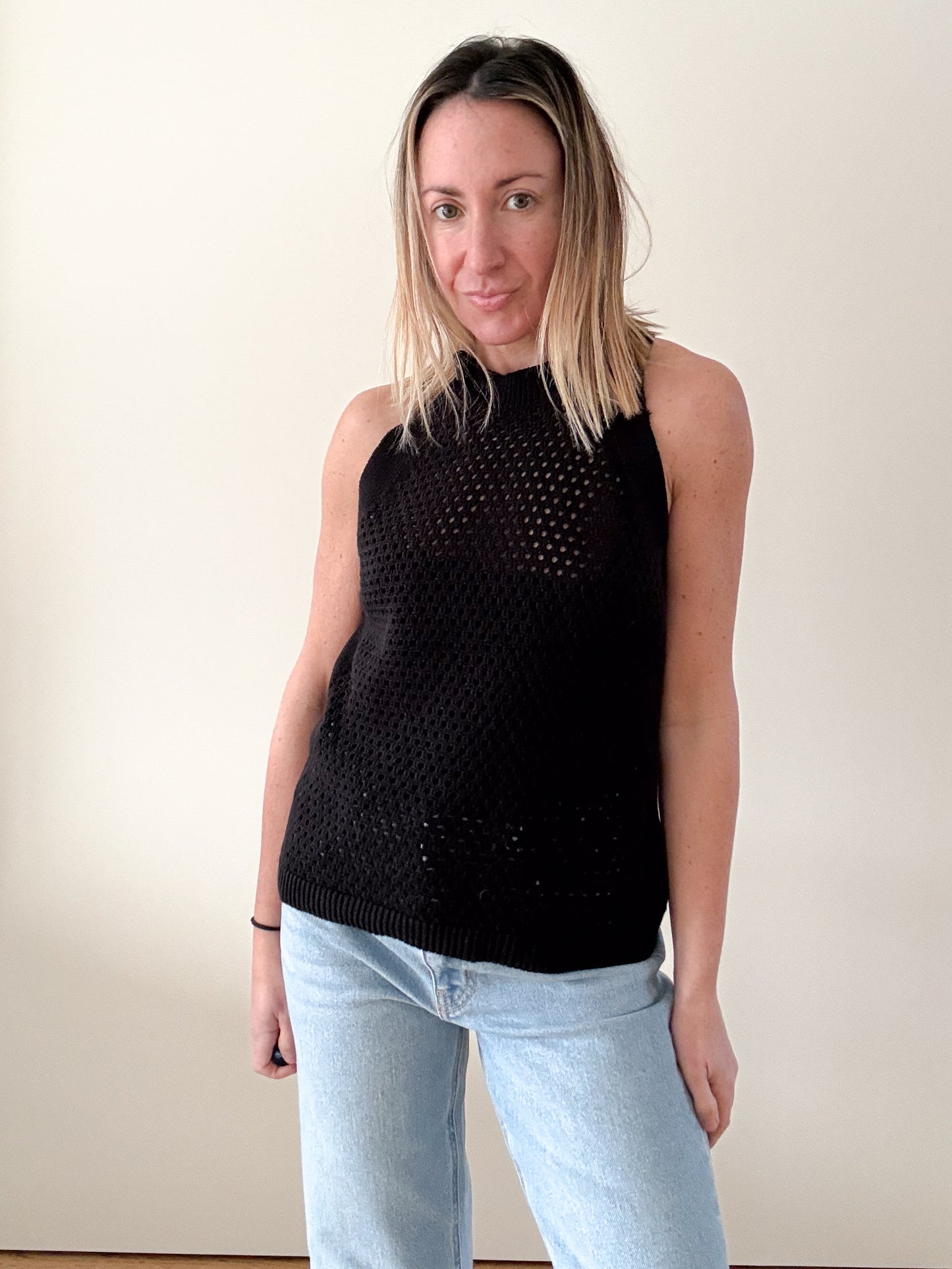 Hartford Malco Sleeveless Knit Top - Size L