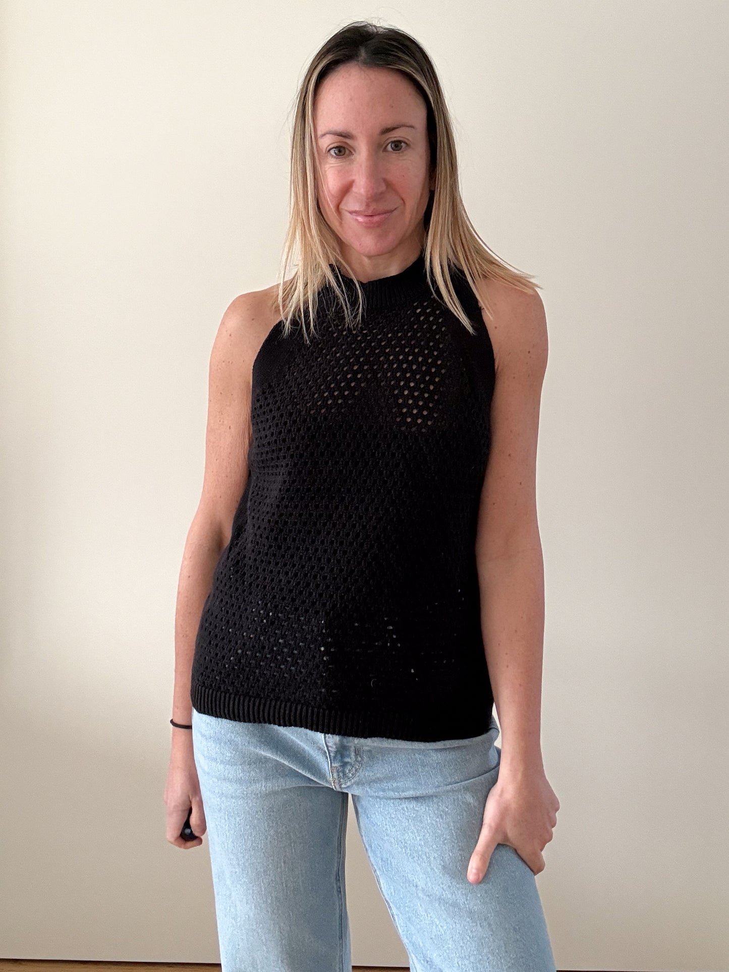 Hartford Malco Sleeveless Knit Top - Size L