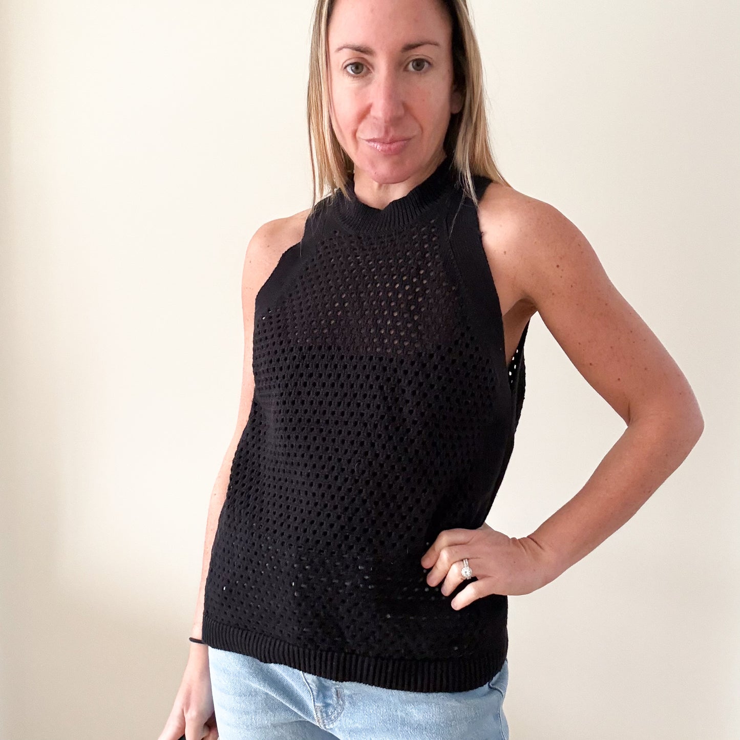 Hartford Malco Sleeveless Knit Top - Size L