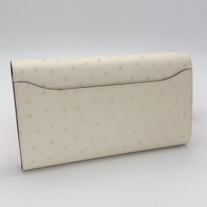 Back view of a Hermes constance to go with gold tone hardware