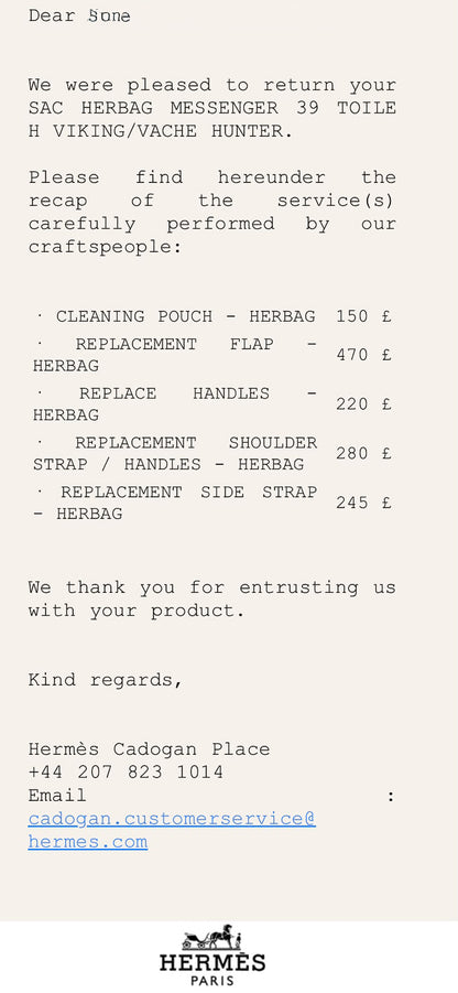 Hermès Écru Toile H & Natural Vache Hunter Herbag Messenger 39 (RRP £3,400) | Authentic Preloved