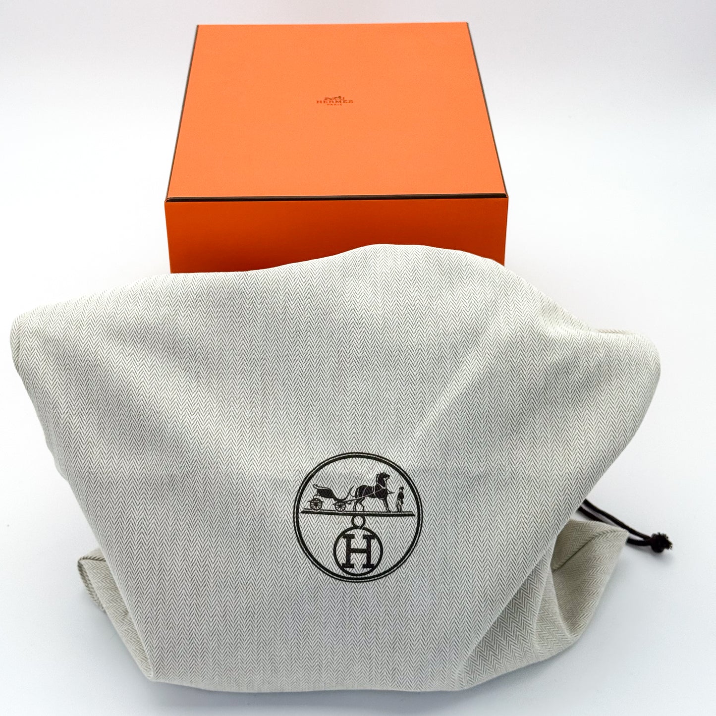 Hermes Orange Box and Dustbag for Hermès Picotin 18 Lock
