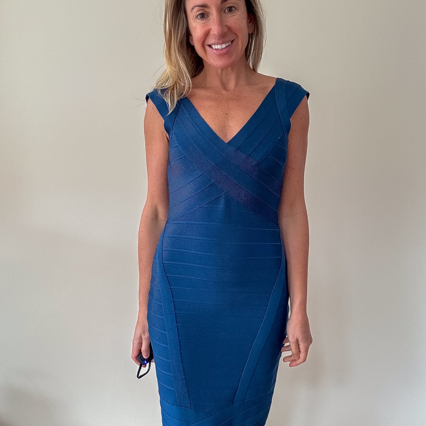 Herve Leger Nicolette Bandage Dress - Size Small