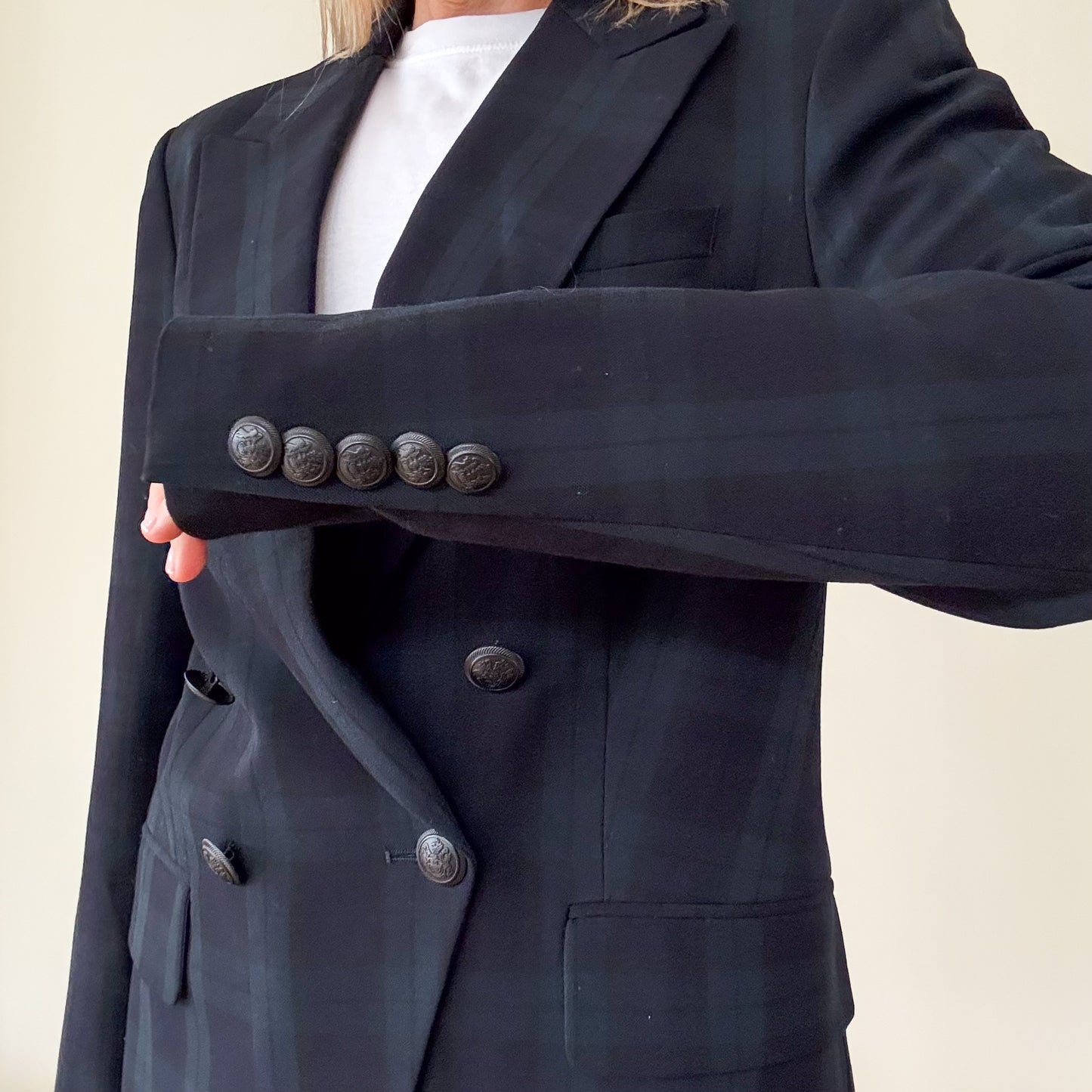Hunkydory Plaid Blazer - Size M