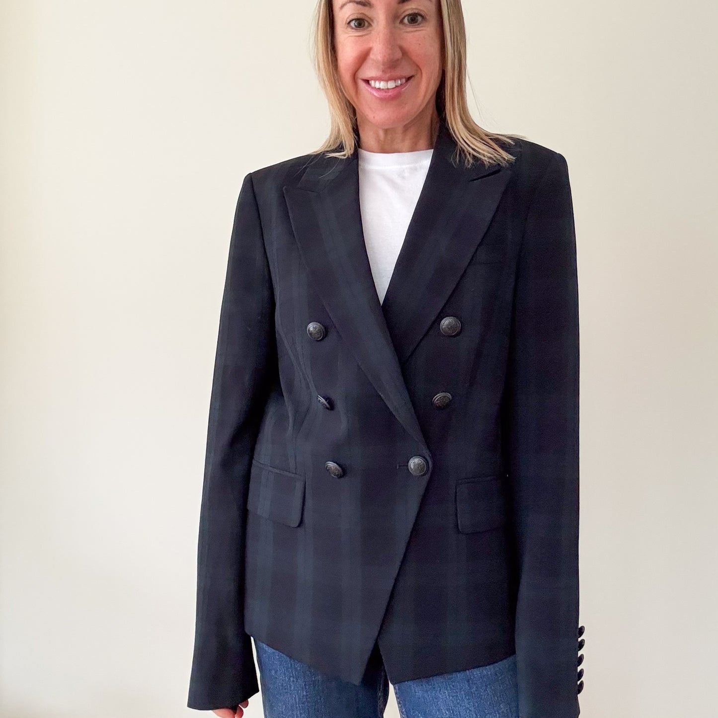 Hunkydory Plaid Blazer - Size M