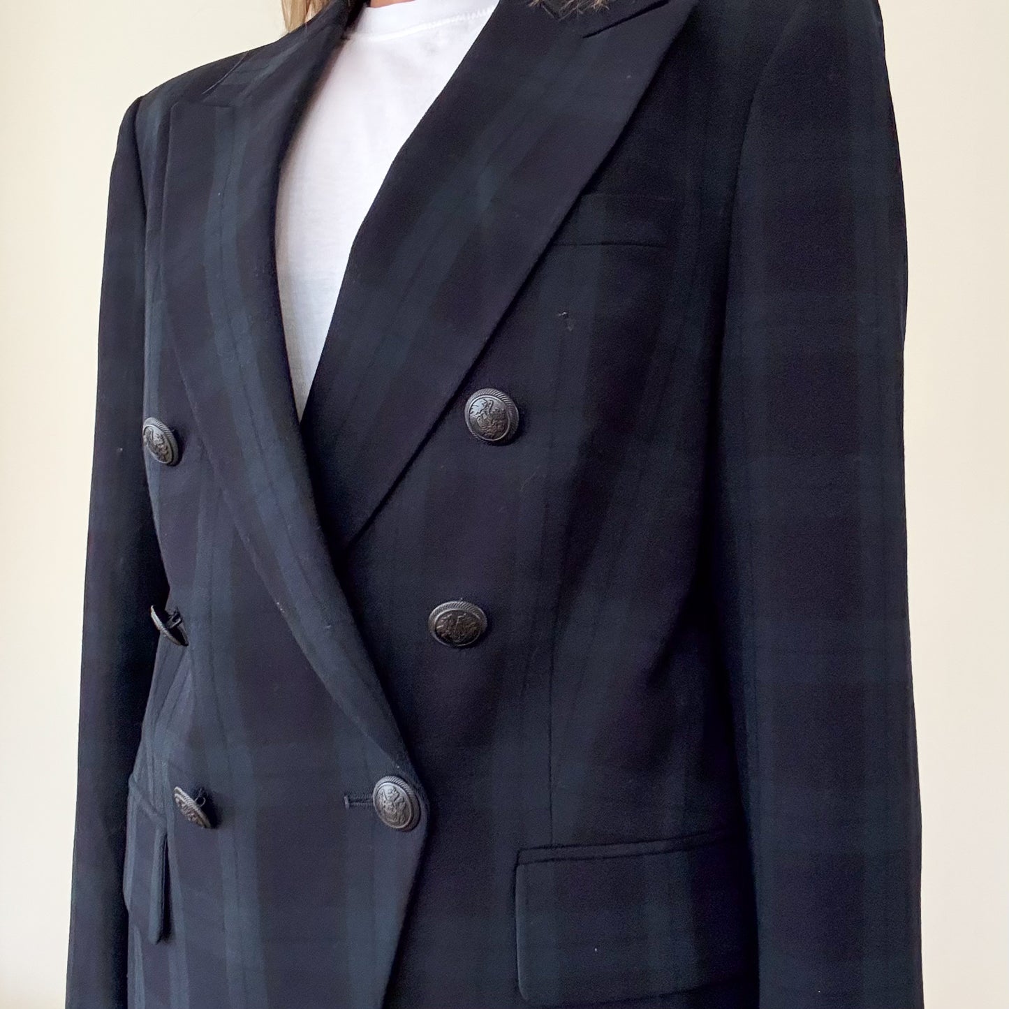 Hunkydory Plaid Blazer - Size M