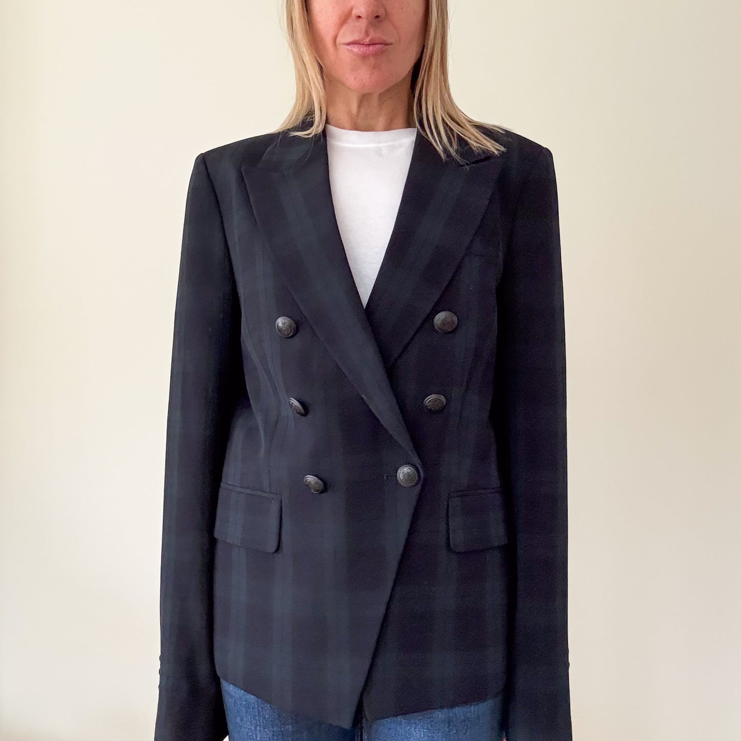 Hunkydory Plaid Blazer - Size M