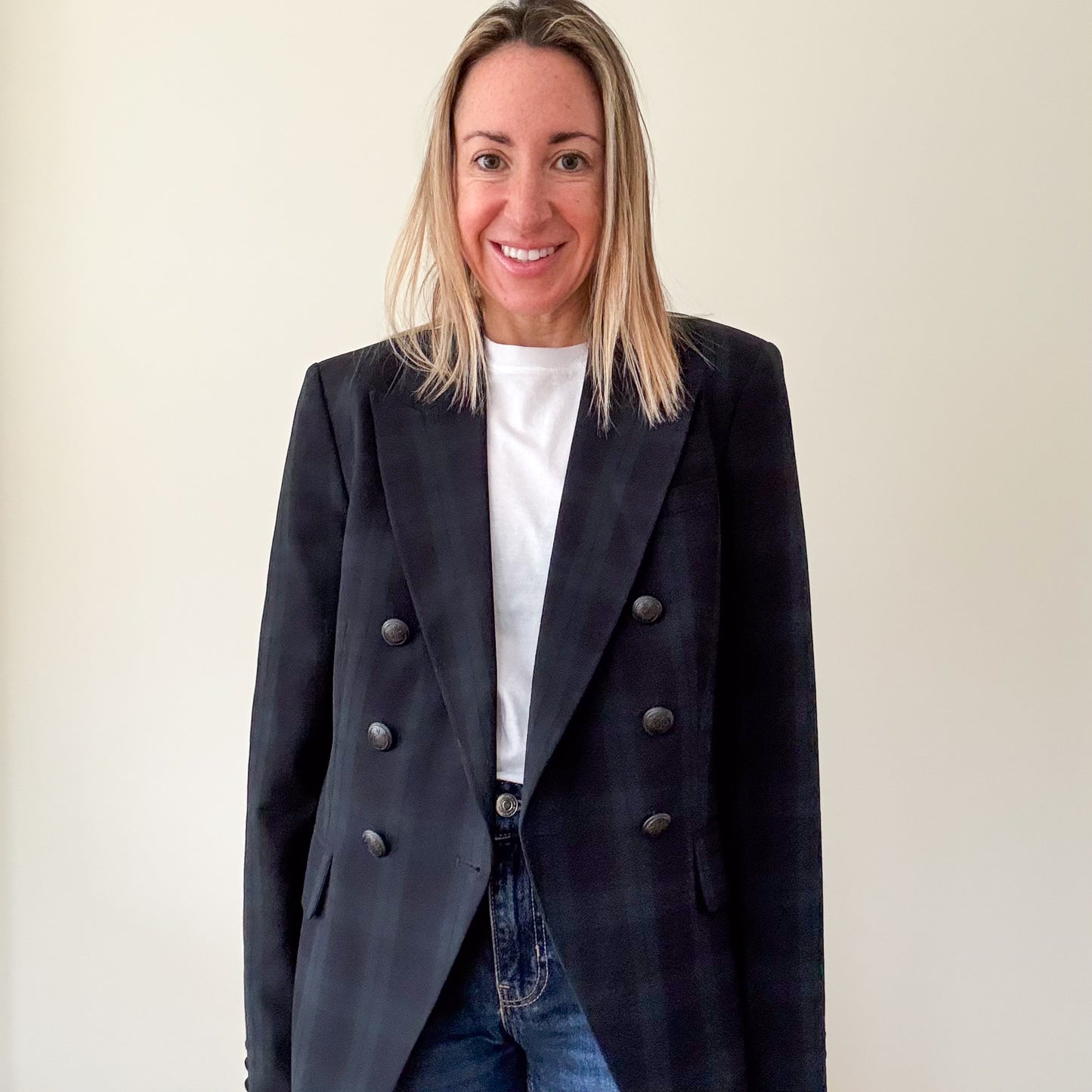 Hunkydory Plaid Blazer - Size M