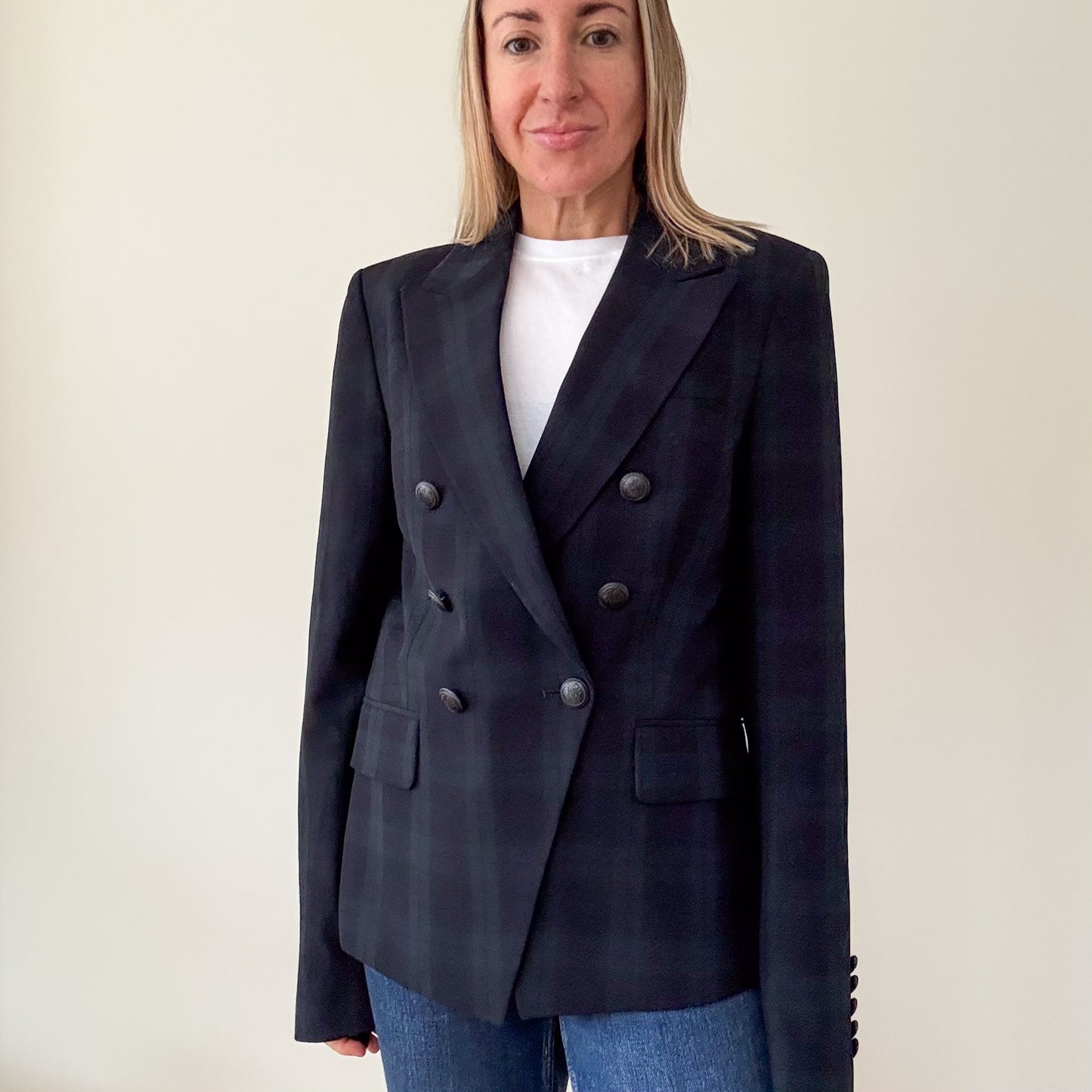 Hunkydory Plaid Blazer - Size M