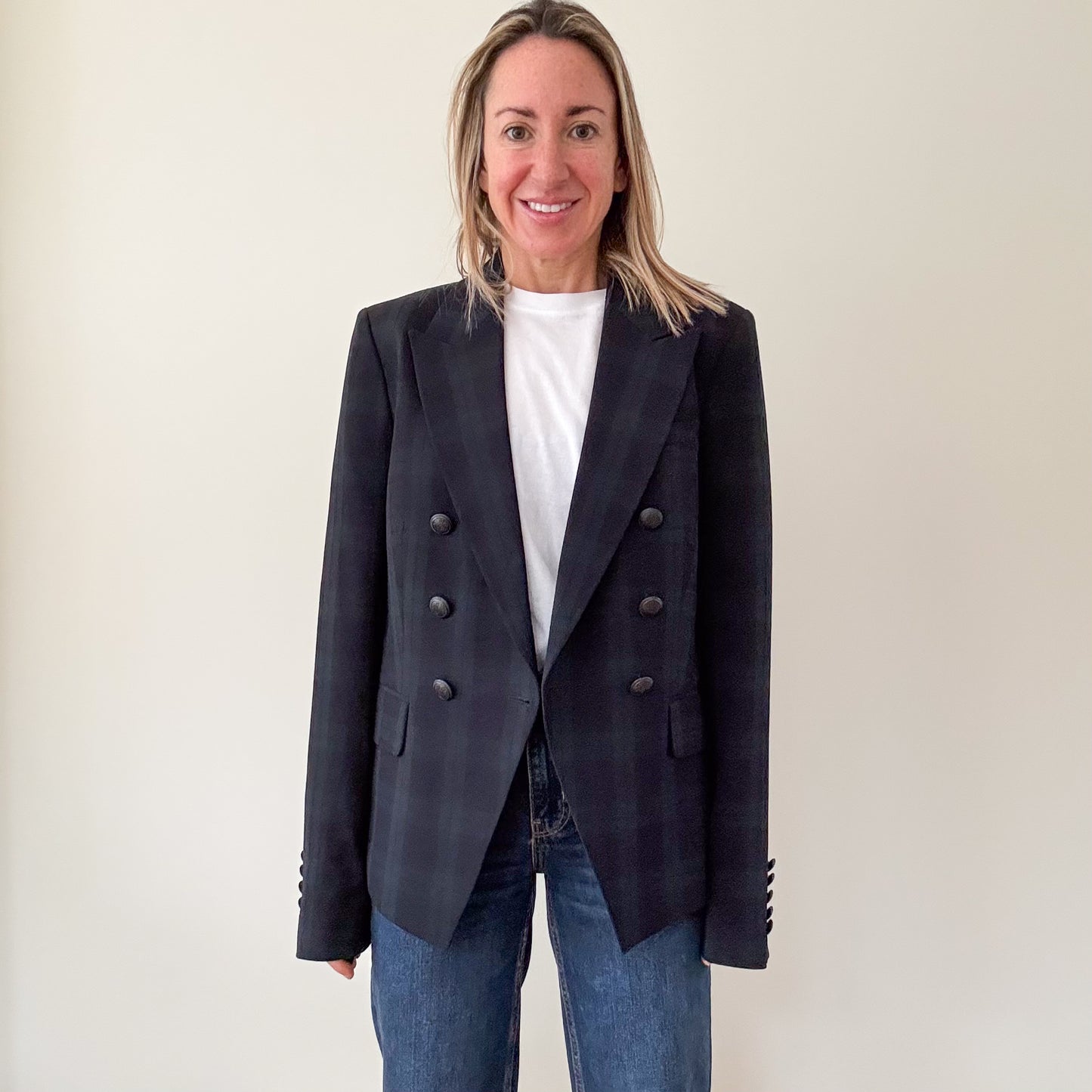 Hunkydory Plaid Blazer - Size M