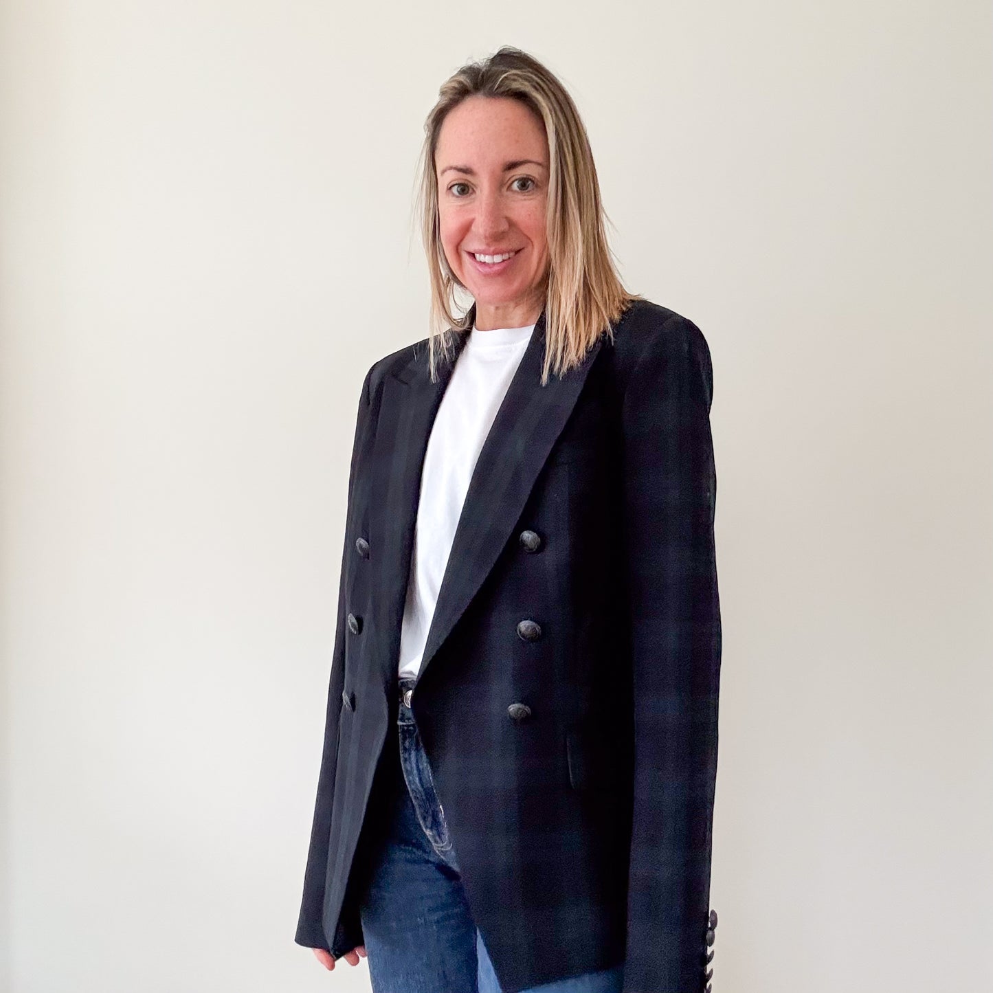 Hunkydory Plaid Blazer - Size M