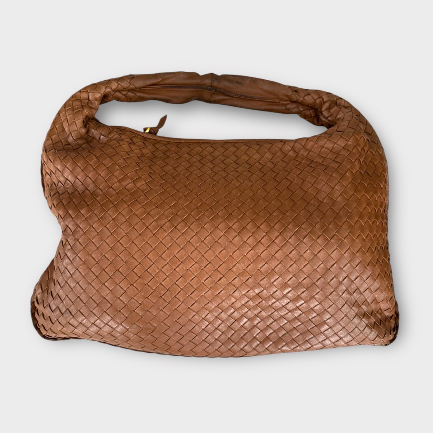 Bottega Veneta Intrecciato Weave Medium Leather Hobo Bag