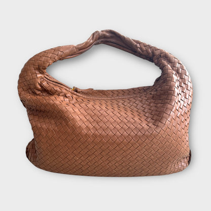Bottega Veneta Intrecciato Weave Medium Leather Hobo Bag