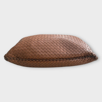 Bottega Veneta Intrecciato Weave Medium Leather Hobo Bag
