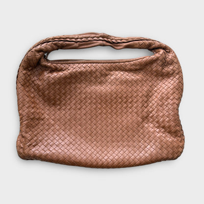 Bottega Veneta Intrecciato Weave Medium Leather Hobo Bag