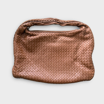 Bottega Veneta Intrecciato Weave Medium Leather Hobo Bag