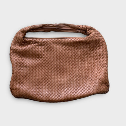 Bottega Veneta Intrecciato Weave Medium Leather Hobo Bag