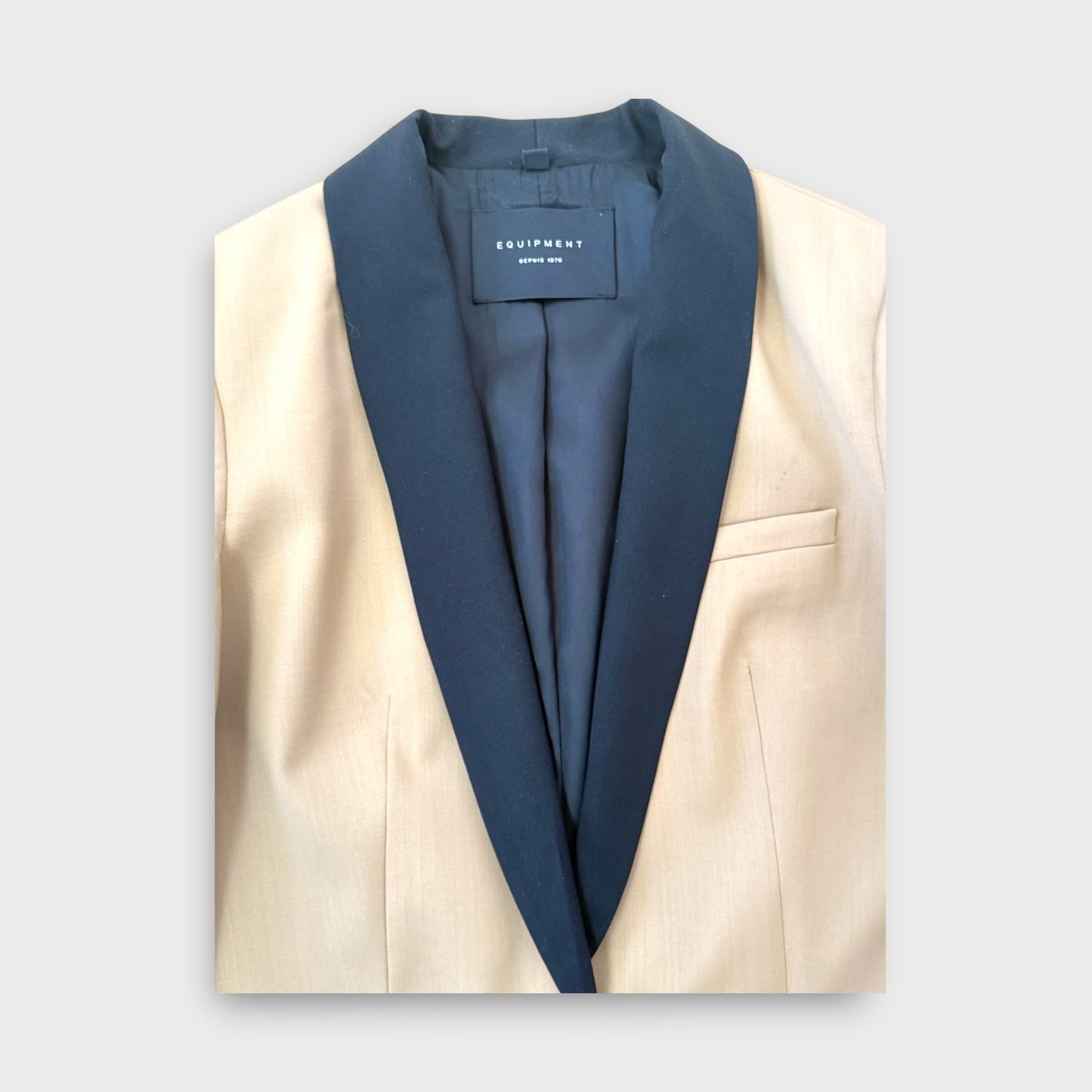 Equipment Contrast Blazer