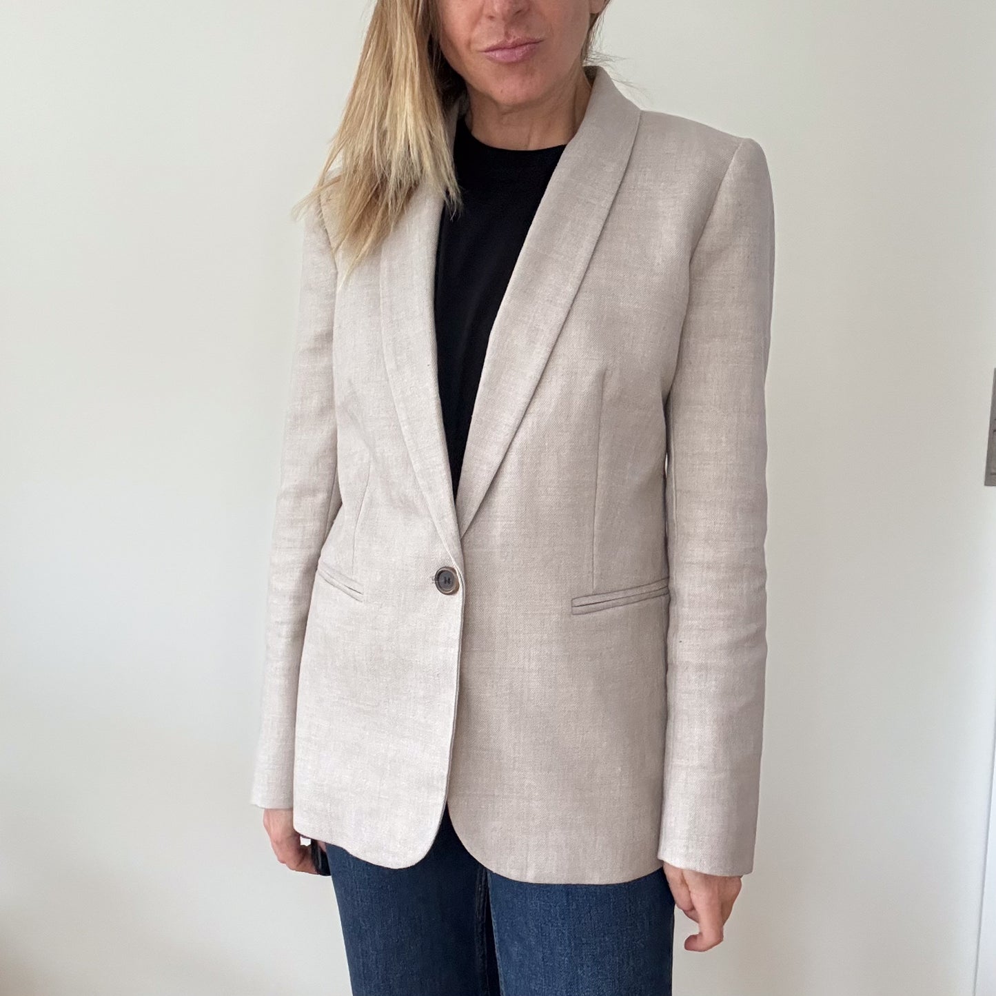 J.Crew Linen Blazer - Size 6