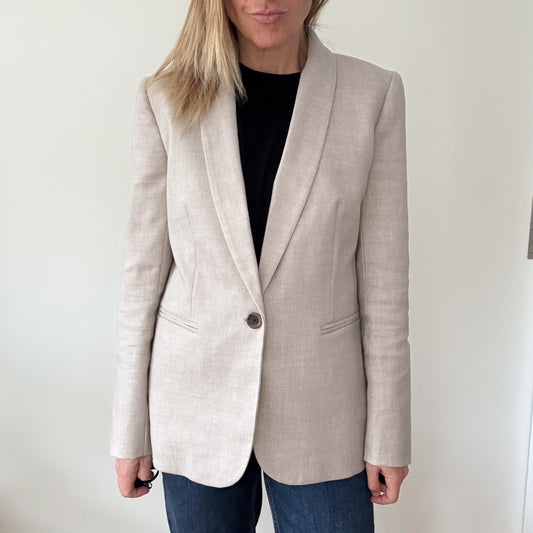 J.Crew Linen Blazer - Size 6